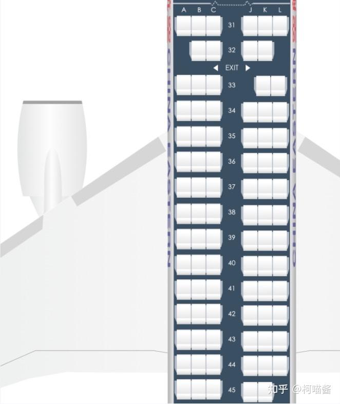 东方航空mu机翼位置图片