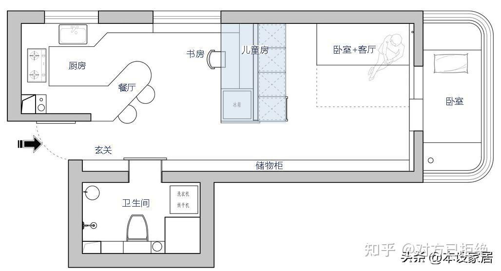 34平米小户型的改造 34平米小户型装修改造效果图