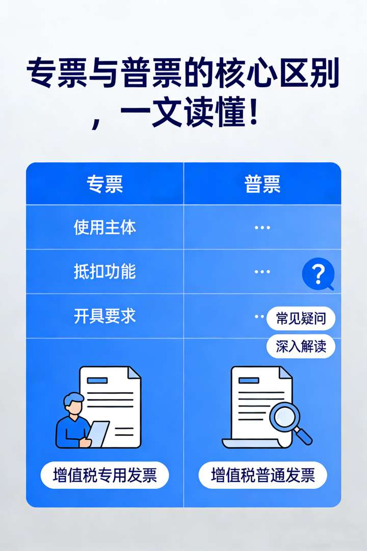 专票与普票的核心区别,一文读懂! - 知乎