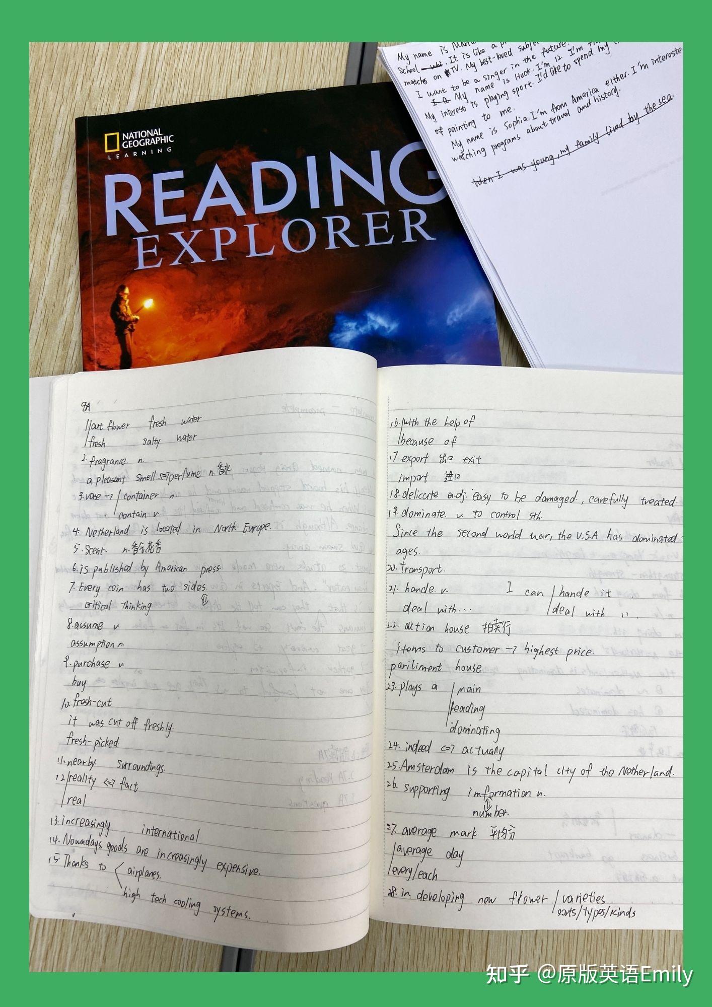 手把手教你原版阅读笔记 | reading explorer 精读 - 知乎