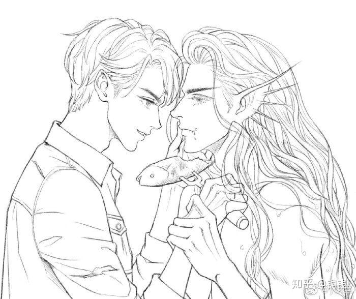 有没有德萨罗人鱼的插画呢