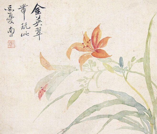 不用墨的水墨画？一起来画色气满满的没骨花- 知乎