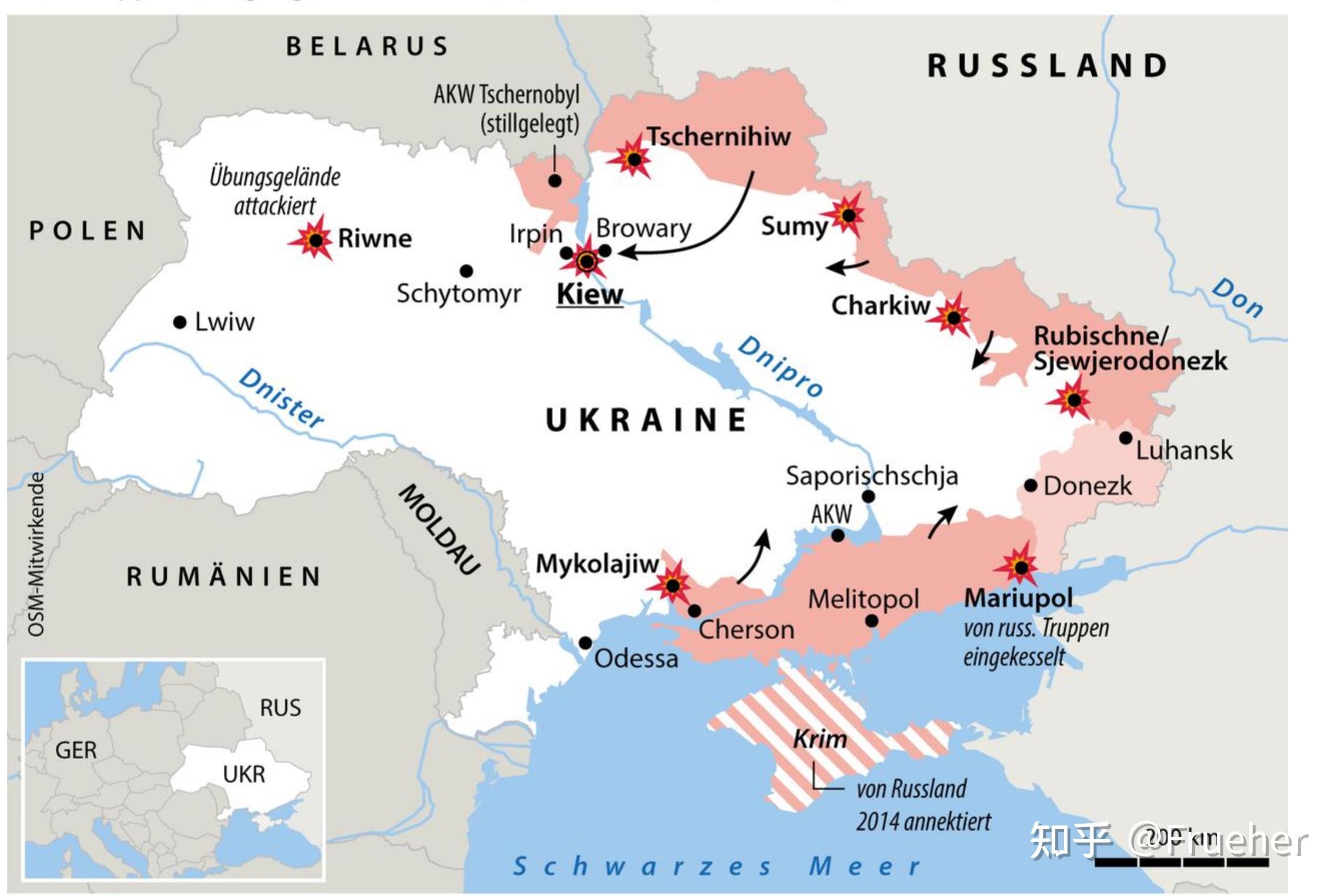 俄军战领乌克兰地图图片