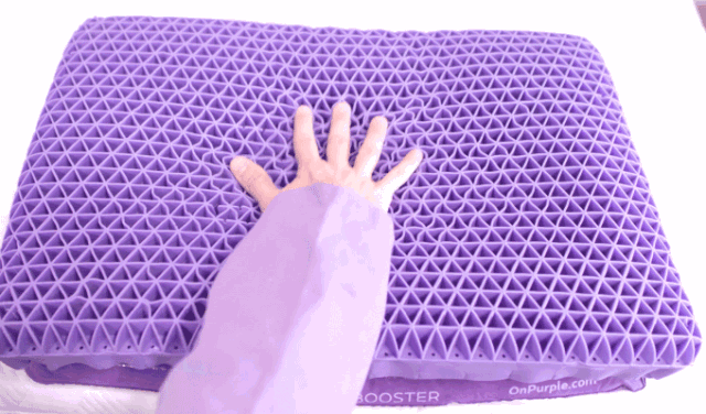 The Purple Pillow ザ パープル ピロー| 科学的に可能な範囲で最もサポート力のある枕 調節可能なブースター付きで自分に