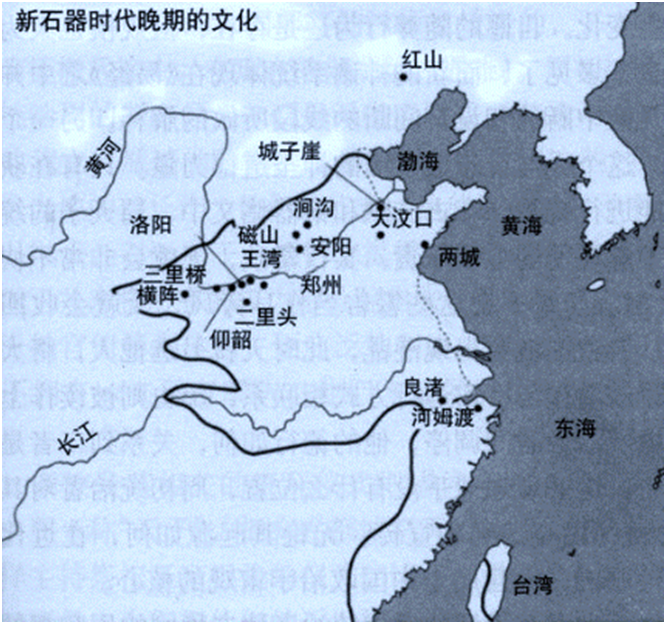 中国古人类遗址分布图图片