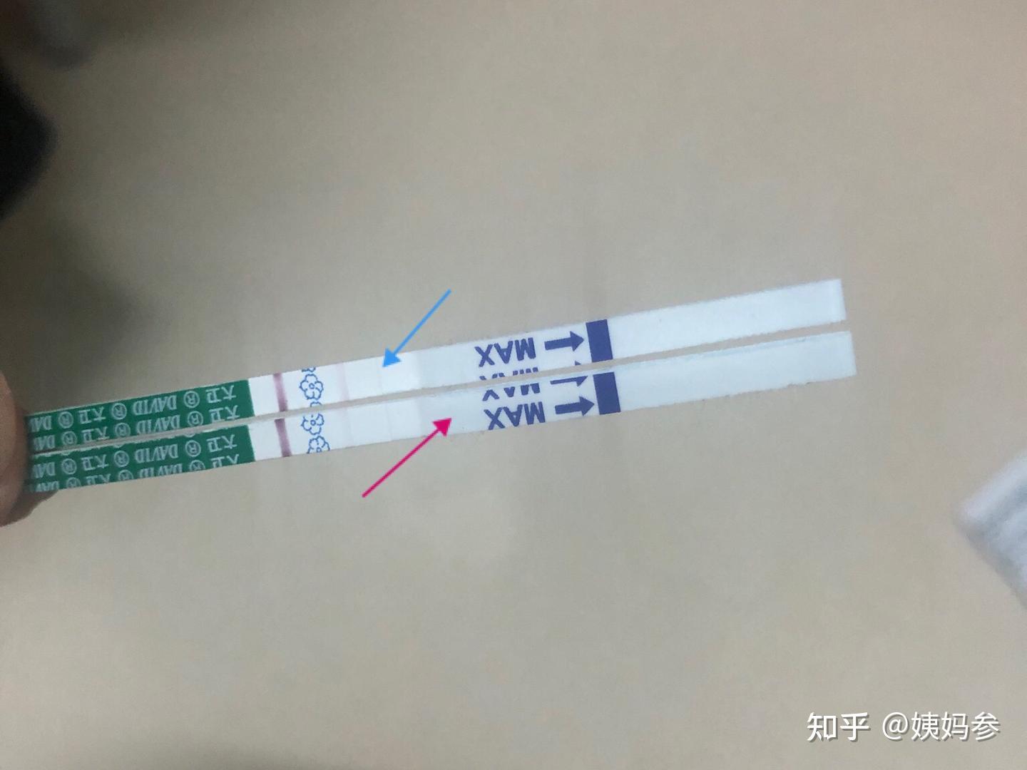 16来的姨妈, 这个月姨妈推迟了六天, 试纸呈现弱阳 ,大家帮忙看一下是