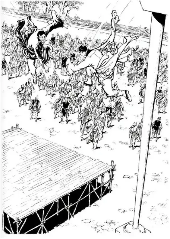 插画|金庸小说的黑白江湖