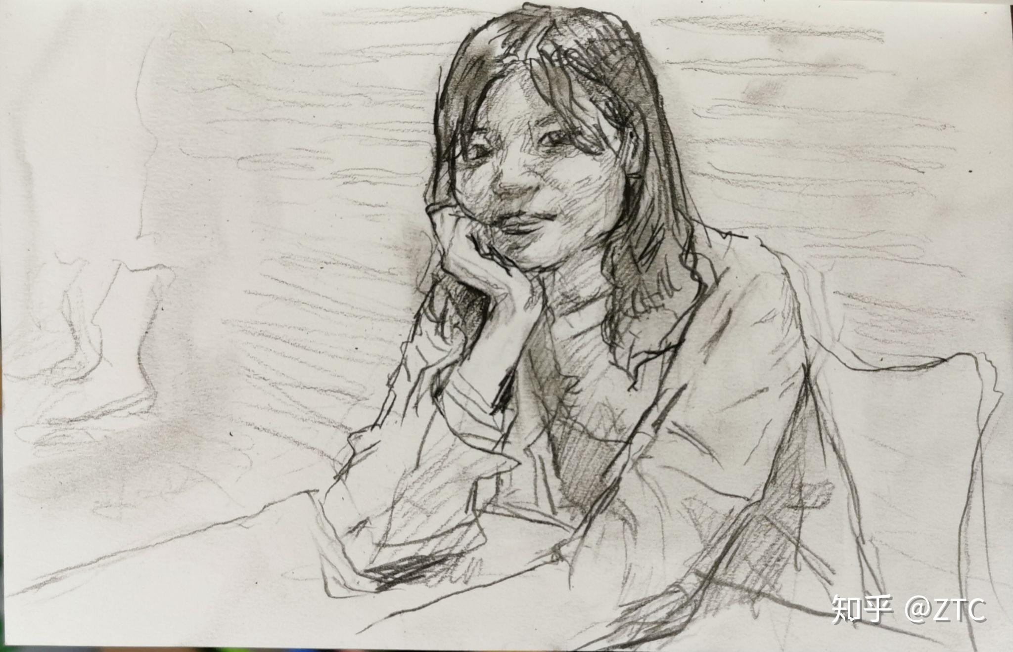 怎么用速写画微笑露齿的人? - 知乎