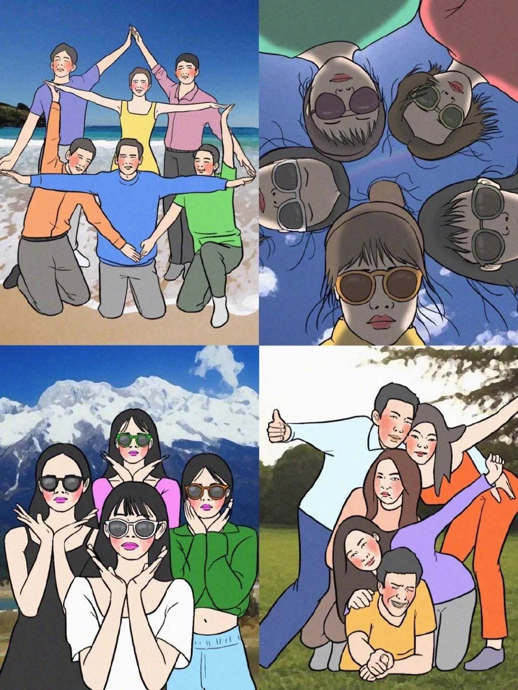 有哪些比较搞怪的拍照姿势?