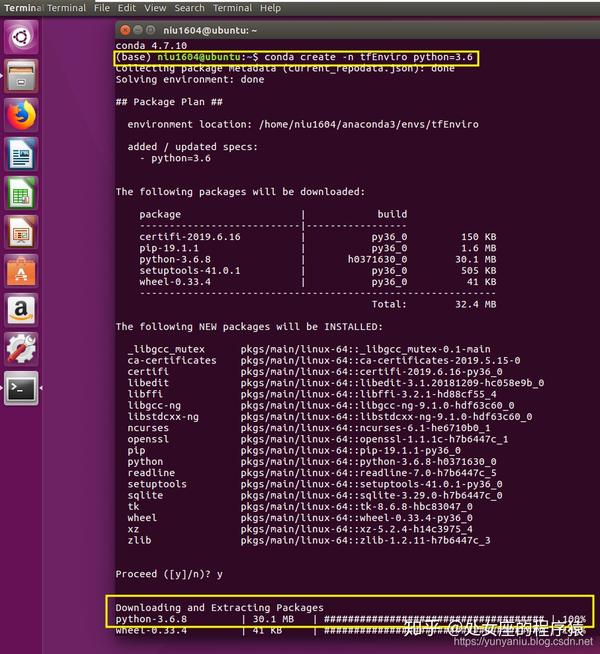Ubuntu Ubuntu Anaconda Tensorflow 