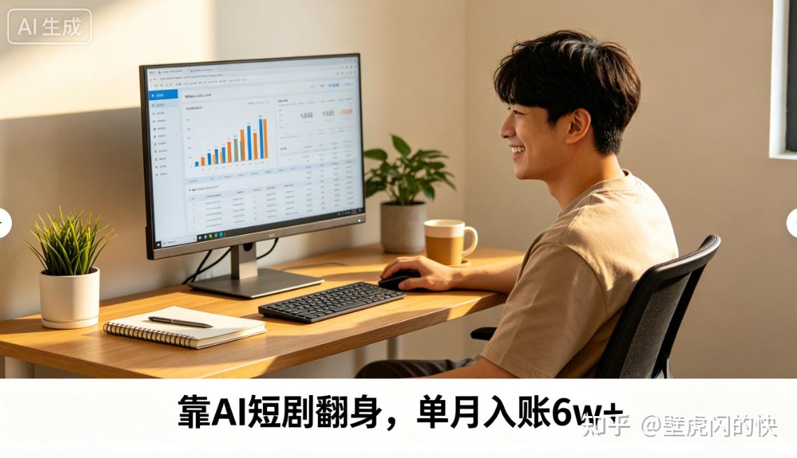 AI短剧怎么赚钱?单月变现6w+,零基础也能跑通的全流程干货教程 - 知乎