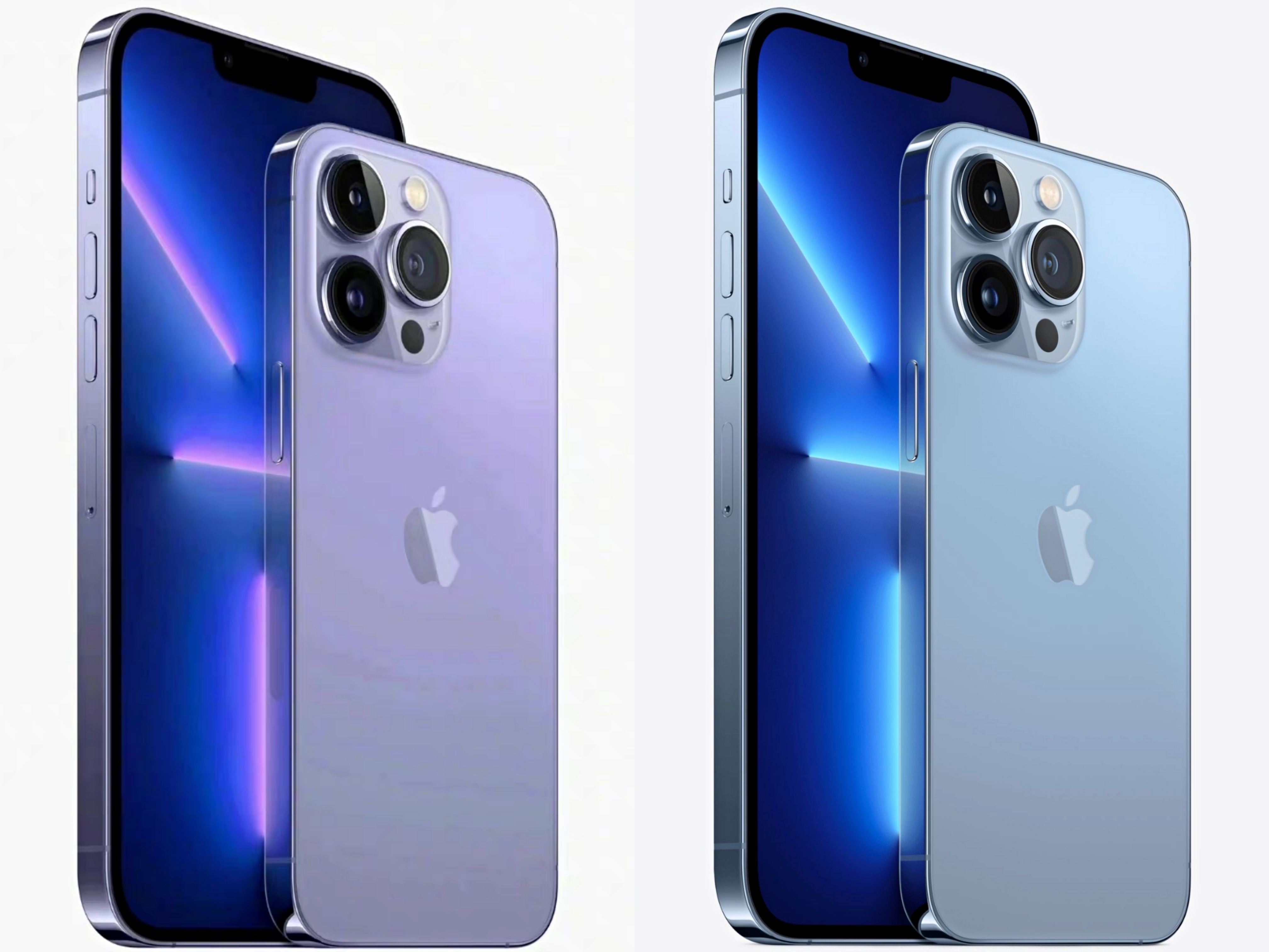 苹果13有3个尺寸分别是54英寸的iphone 13 mini,61英寸的iphone 13