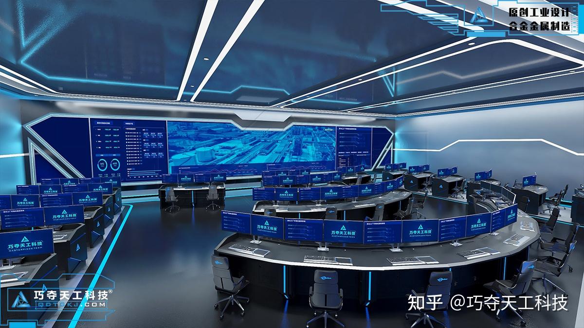 大数据中心)这些科技感爆棚的指挥中心,就如同科幻电影映入现实一般