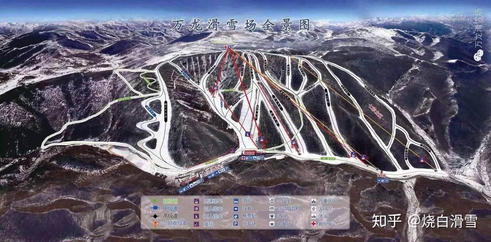 长白山万达雪道图图片