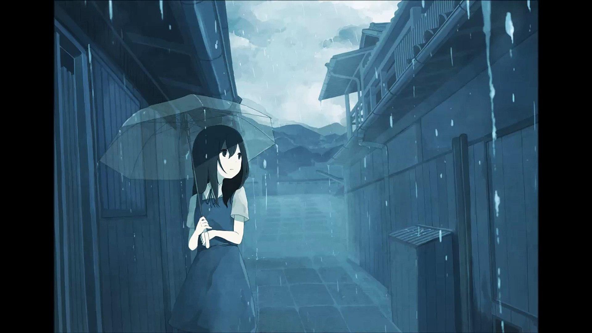 有哪些雨天的动漫电脑壁纸