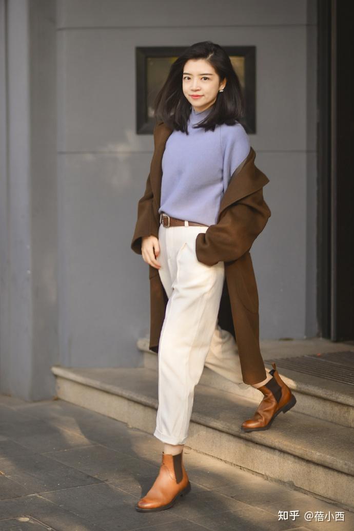 大衣买精不买多跟三木博主学搭配裤子半身裙超级显贵