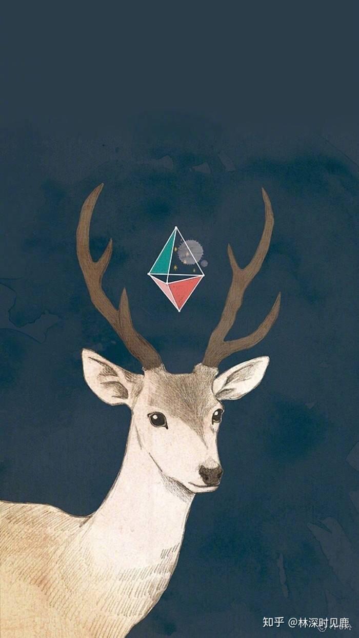 有哪些带有鹿角的画头像或者壁纸不是鹿的照片