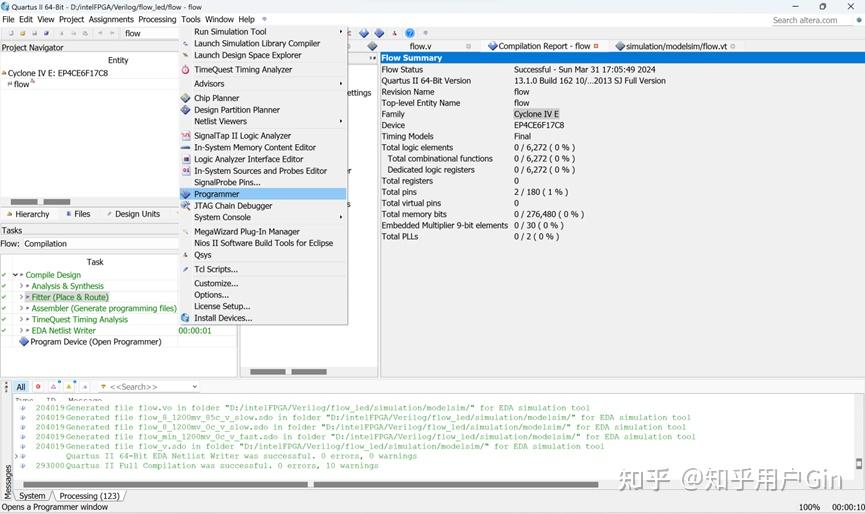 Quartus II 13.1 使用步骤 - 知乎