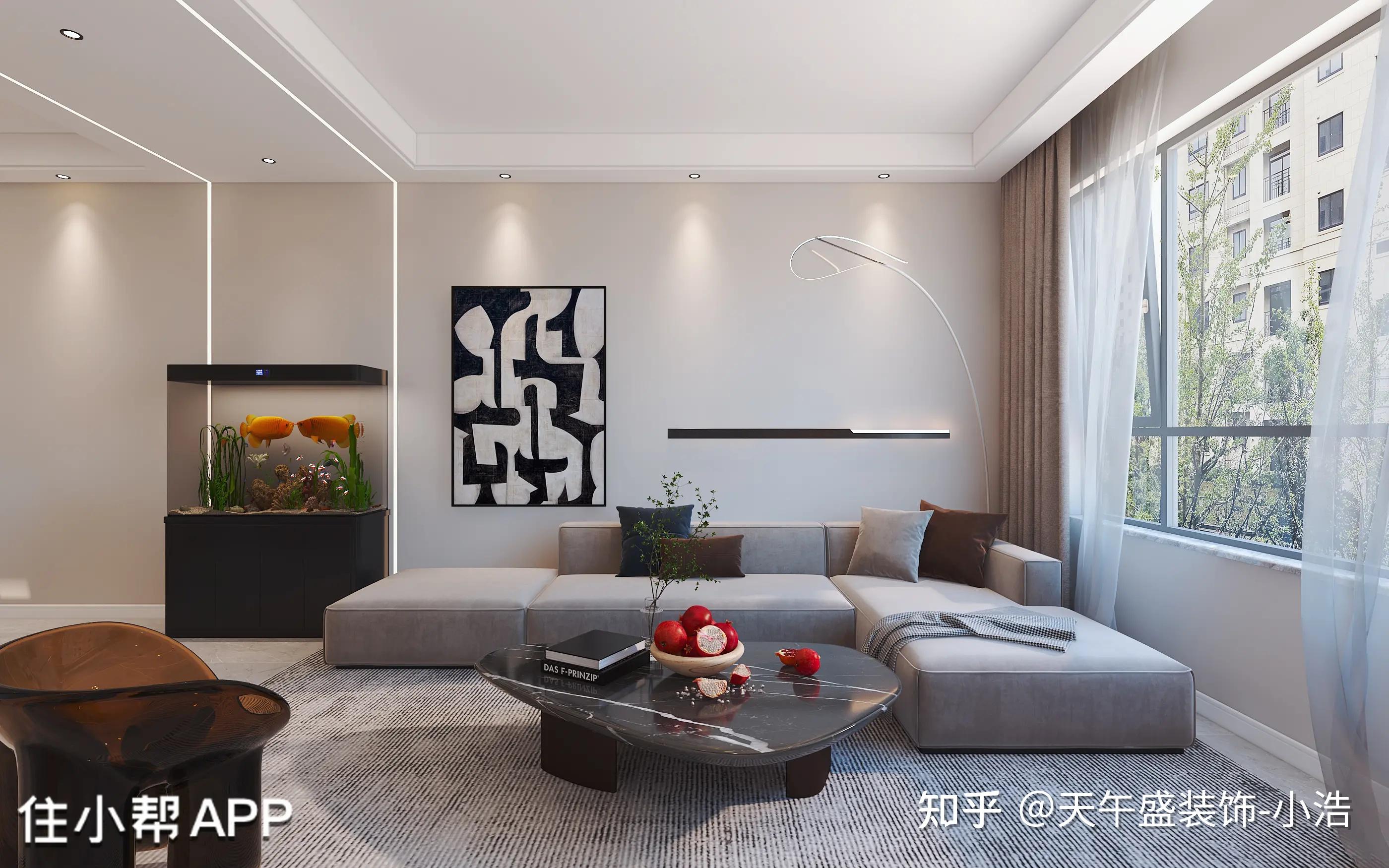 120㎡的现代简约风小家,温馨小家藏着大浪漫! - 知乎