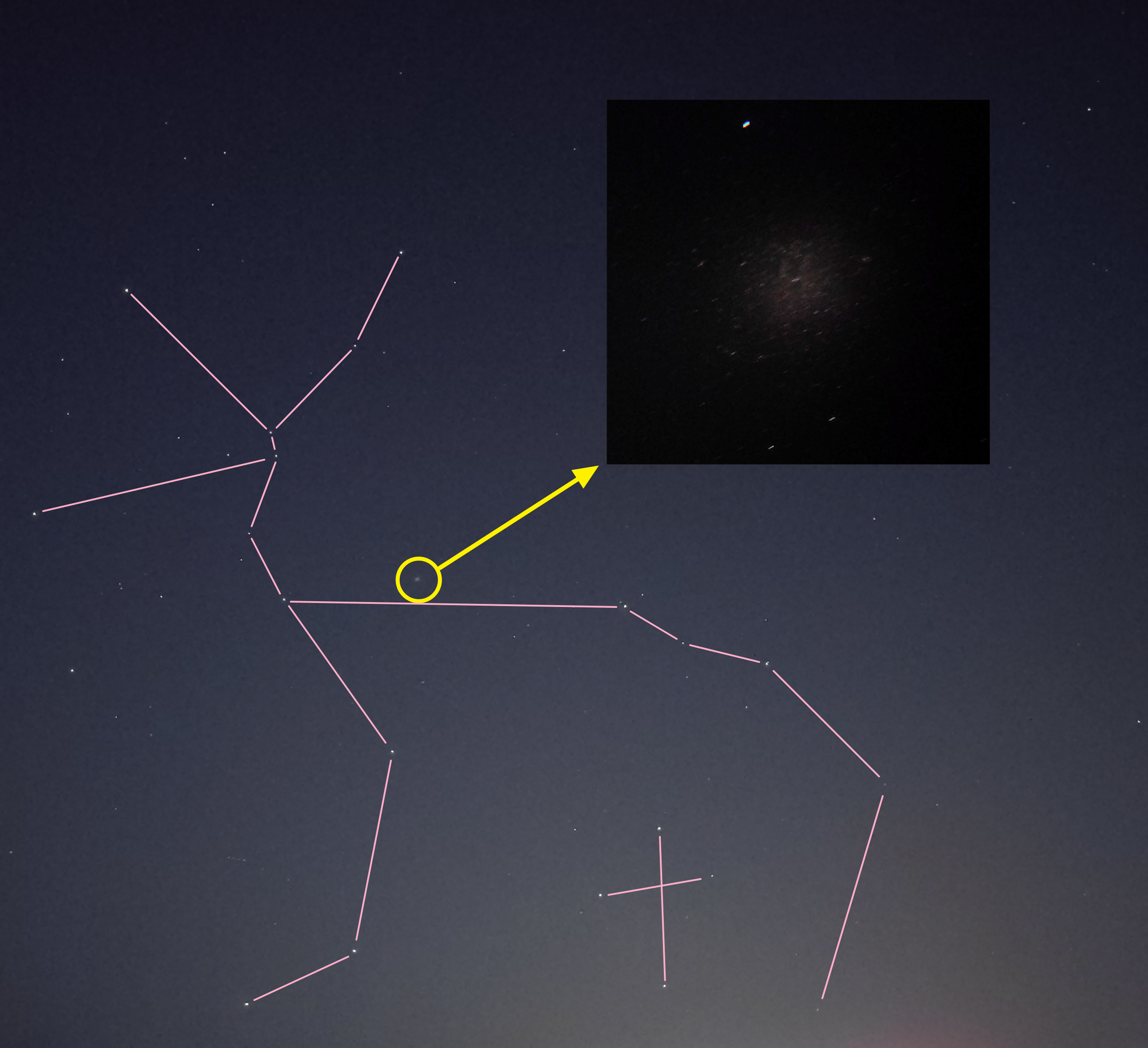 就知道今天透明度绝顶了佩塔维斯月溪,酷似时钟环境拍摄:半人马座 南