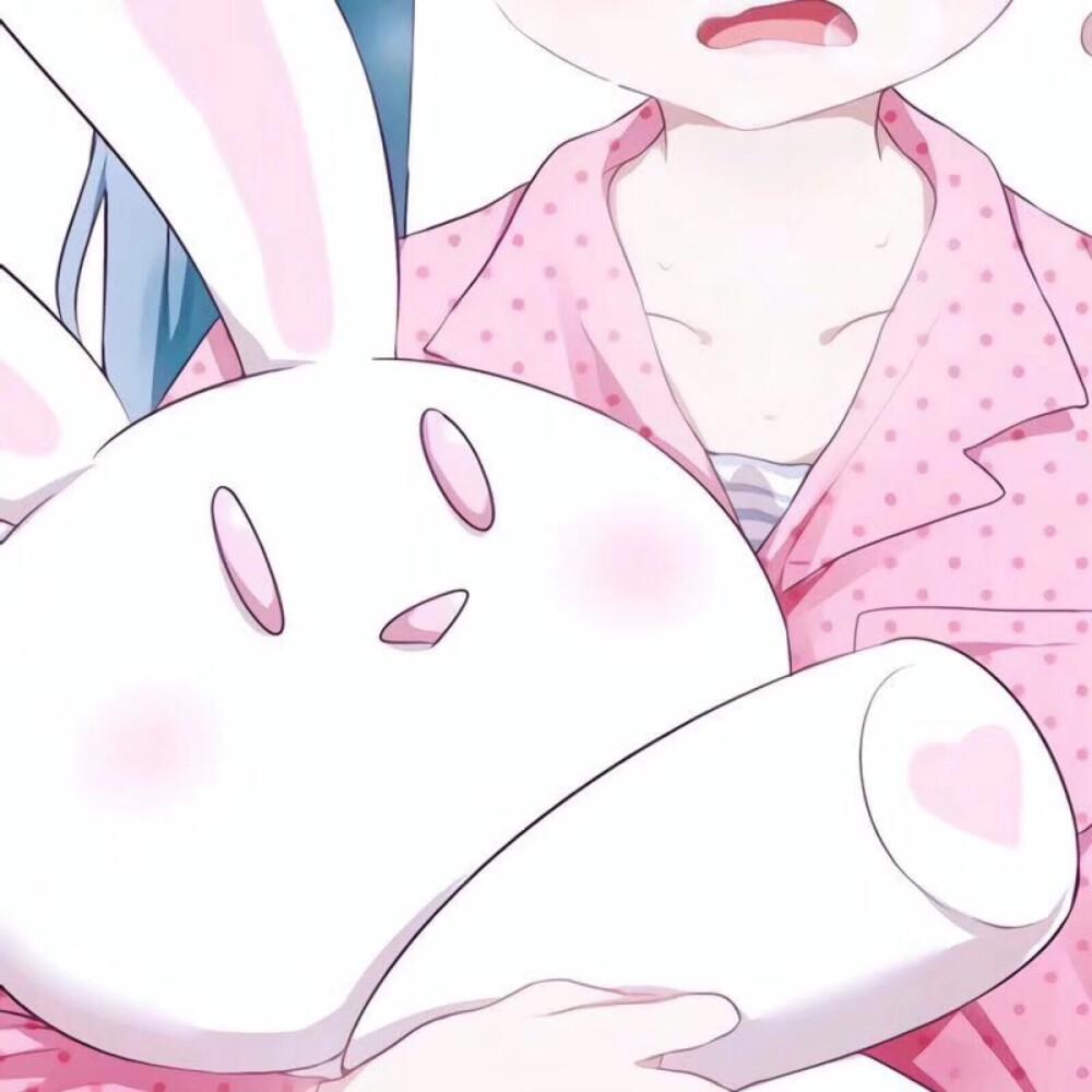 有没有抱着兔子的情侣头像? - 知乎