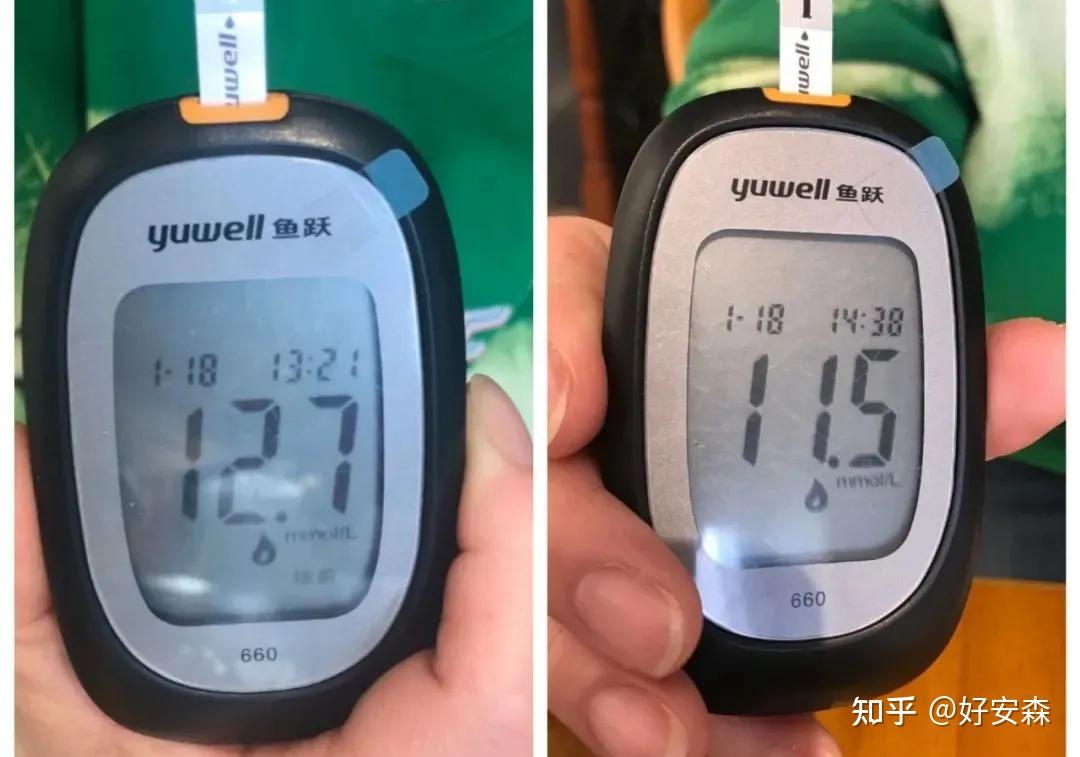 1月6日,刘女士第一次在体验前测量血糖值为19.
