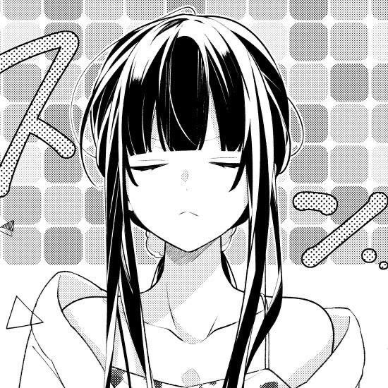 有没有好看又不俗的小众动漫头像黑白最好