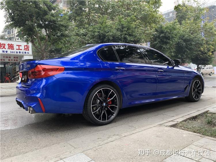 宝马新5系525g38改装m5大包围669m轮毂ap8520刹车
