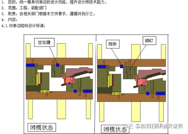 冲压模具设计篇：模具公司切单边结构设计标准，值得收藏学习 - 知乎