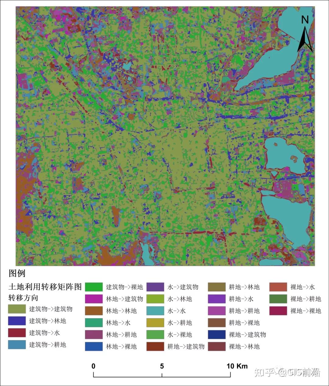 arcgis土地利用变化出图附练习数据下载