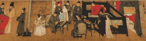 韩熙载夜宴图》：古画中的家具，你见过几种- 知乎