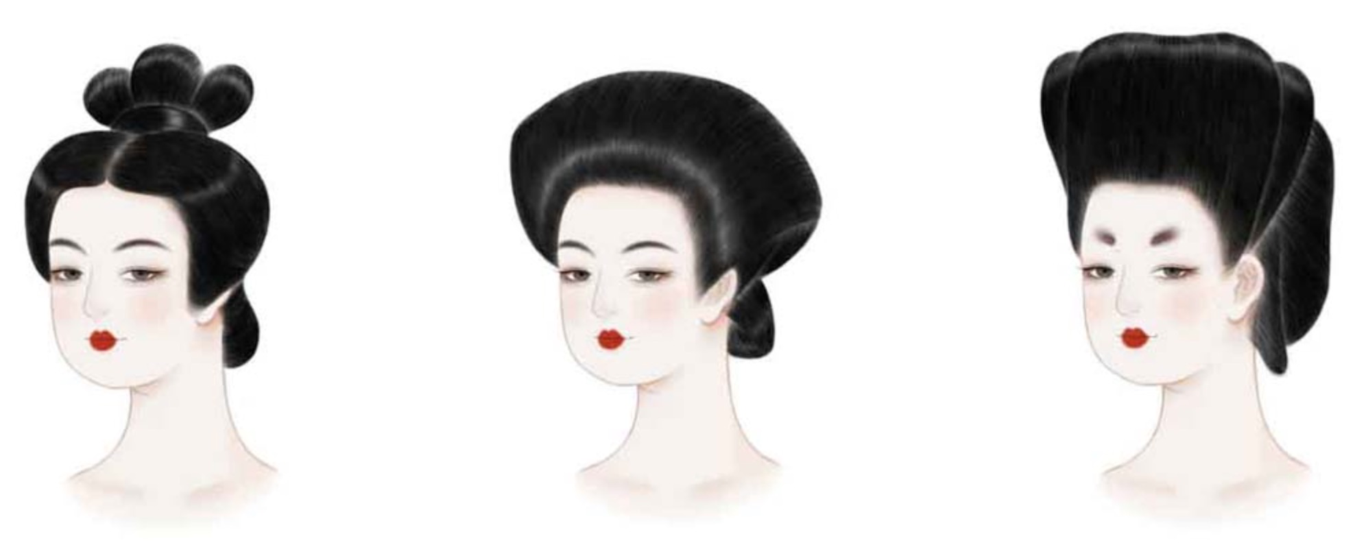 中国装束大唐女儿行-髻鬟 - 知乎