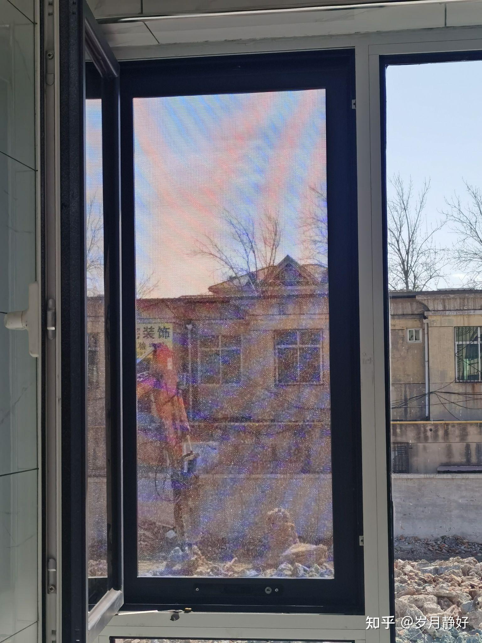 外开窗怎么装纱窗-带锁三节金刚网纱窗-北京防盗纱窗