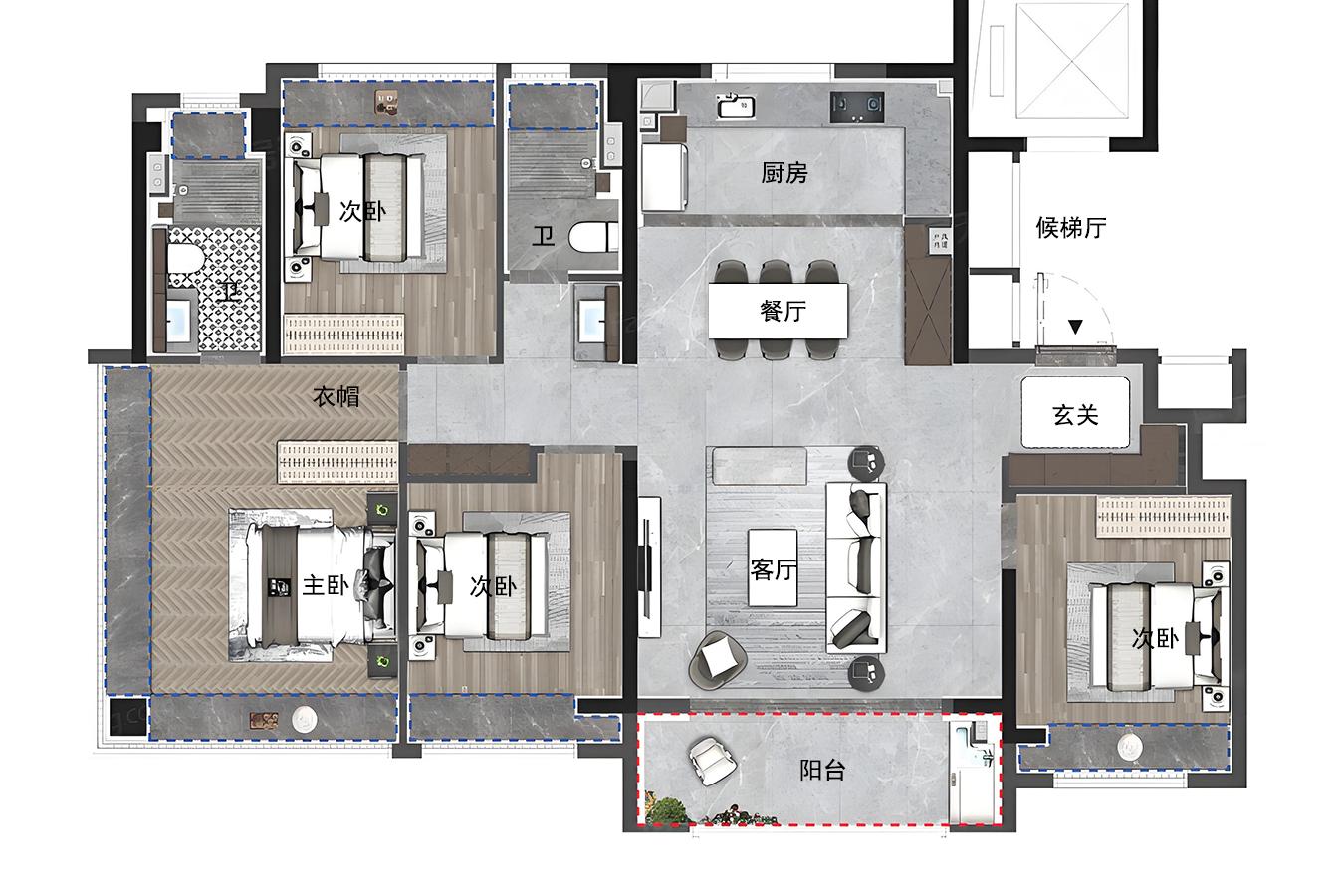 选套好房:1200万,海阅首府141㎡户型怎么样? - 知乎