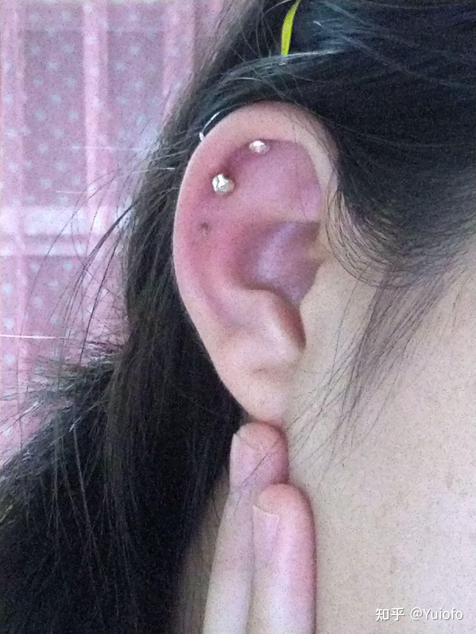 打耳骨洞多久可以换耳钉? - 知乎