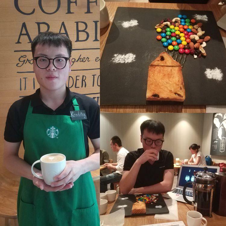 请问有好看的星巴克咖啡大师认证的摆盘吗