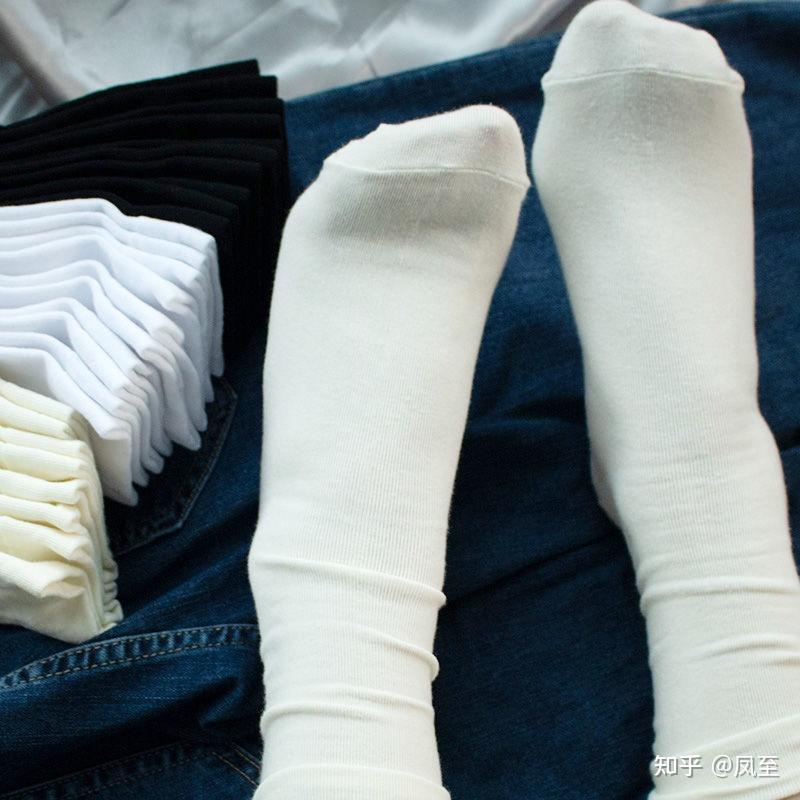 女孩子穿白袜能有多好看
