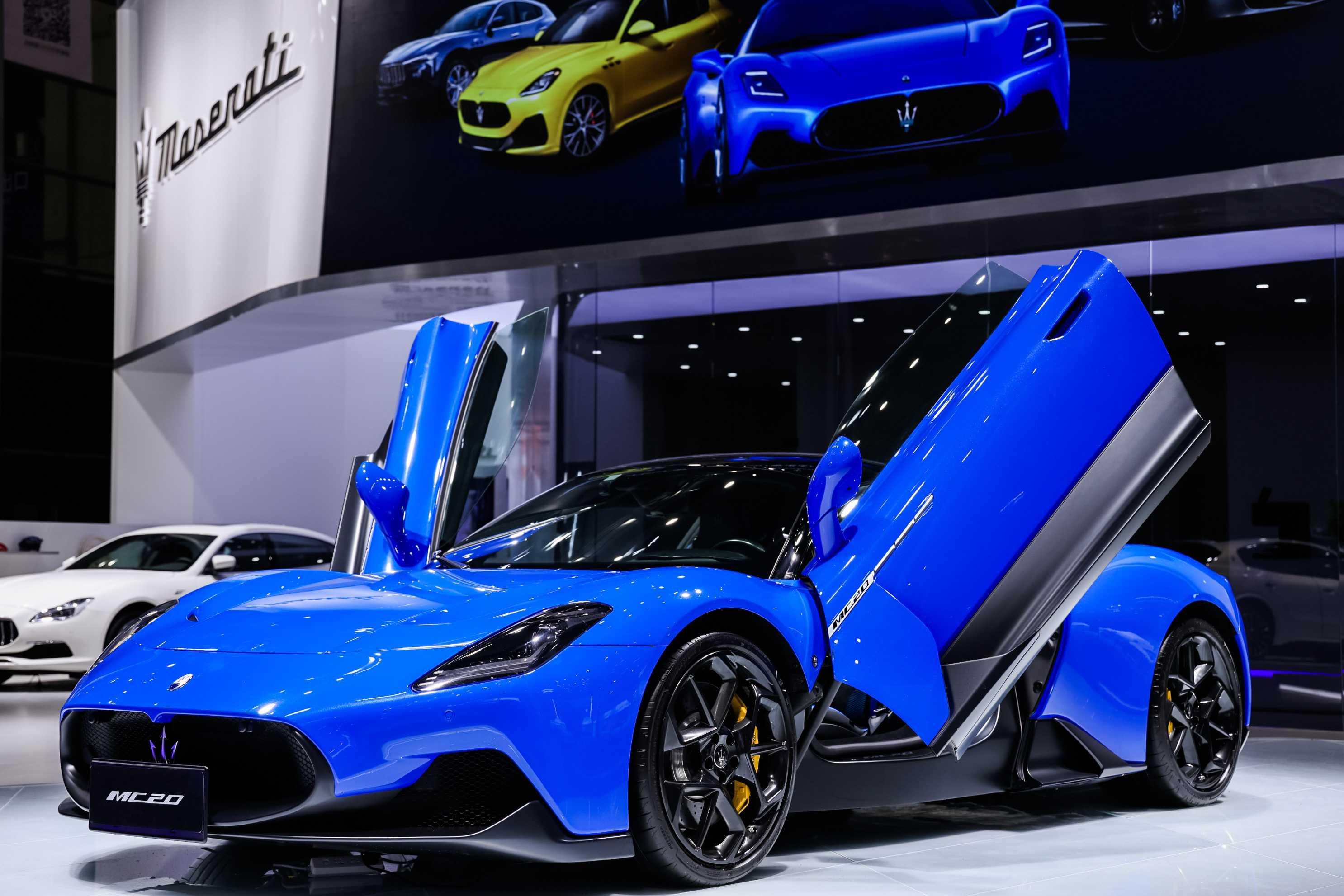 2022粤港澳大湾区车展玛莎拉蒂多款车型亮相