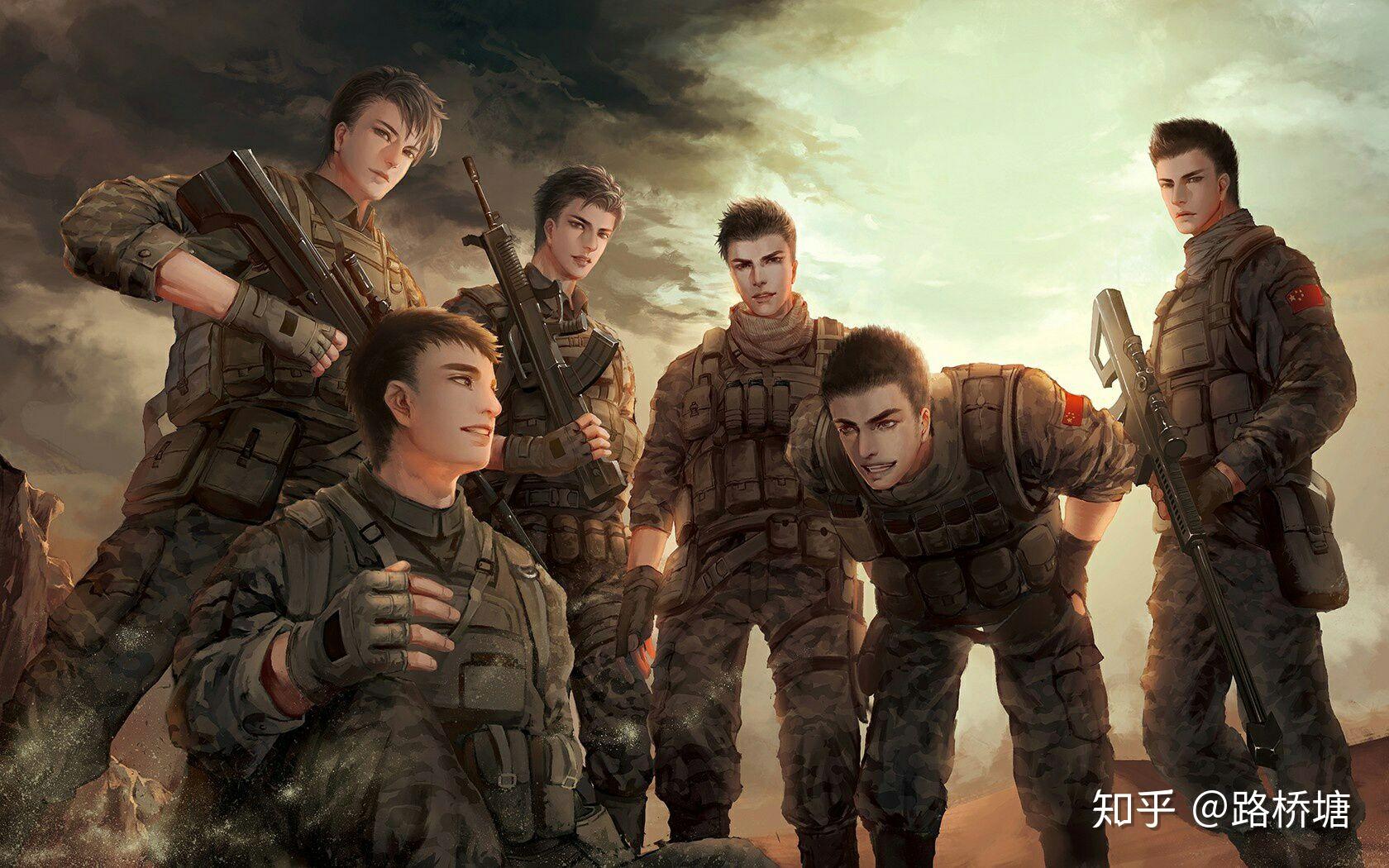 有没有好看的军人头像漫画