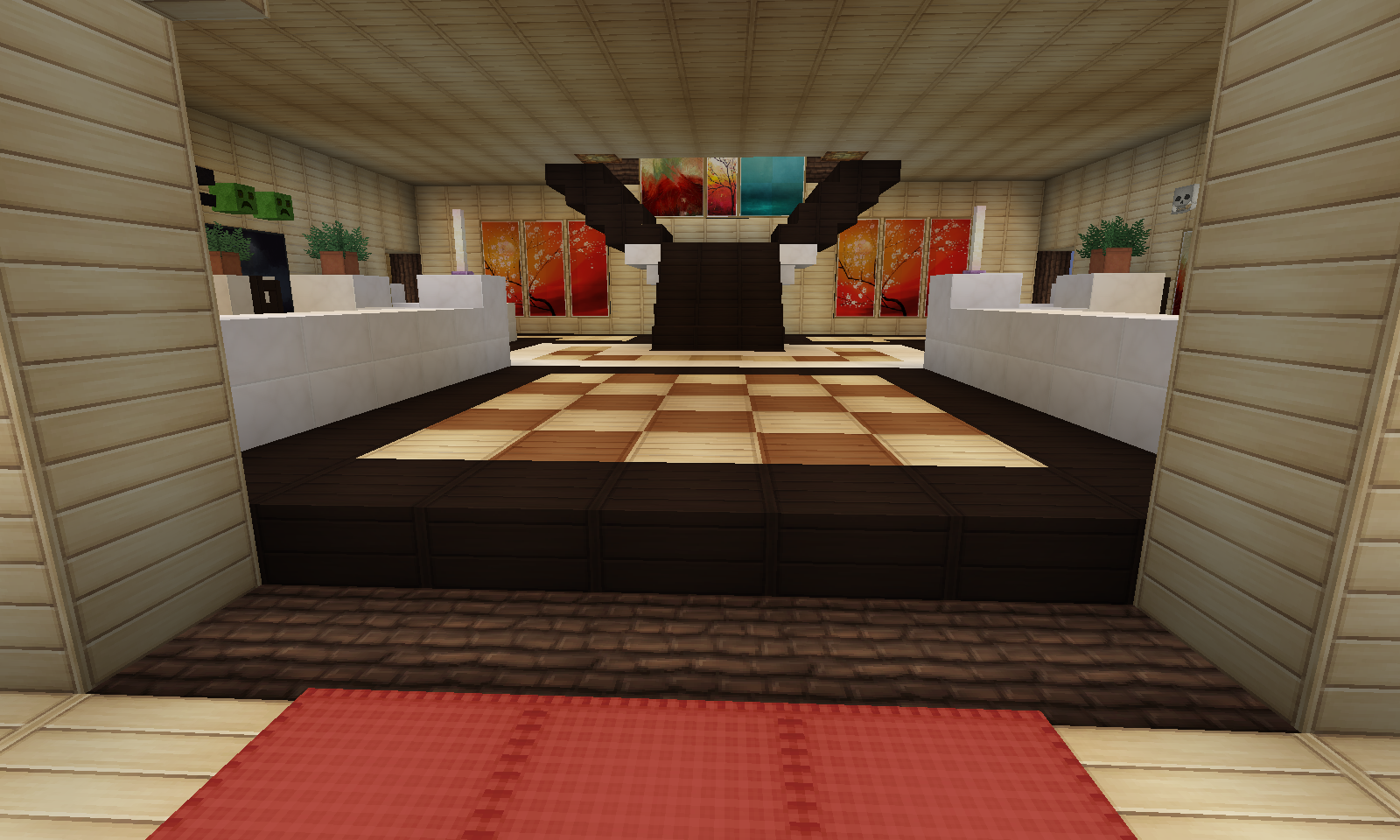 你在minecraft中的家是怎样的