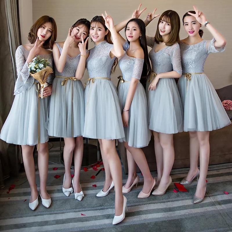 拍照好看的伴娘礼服