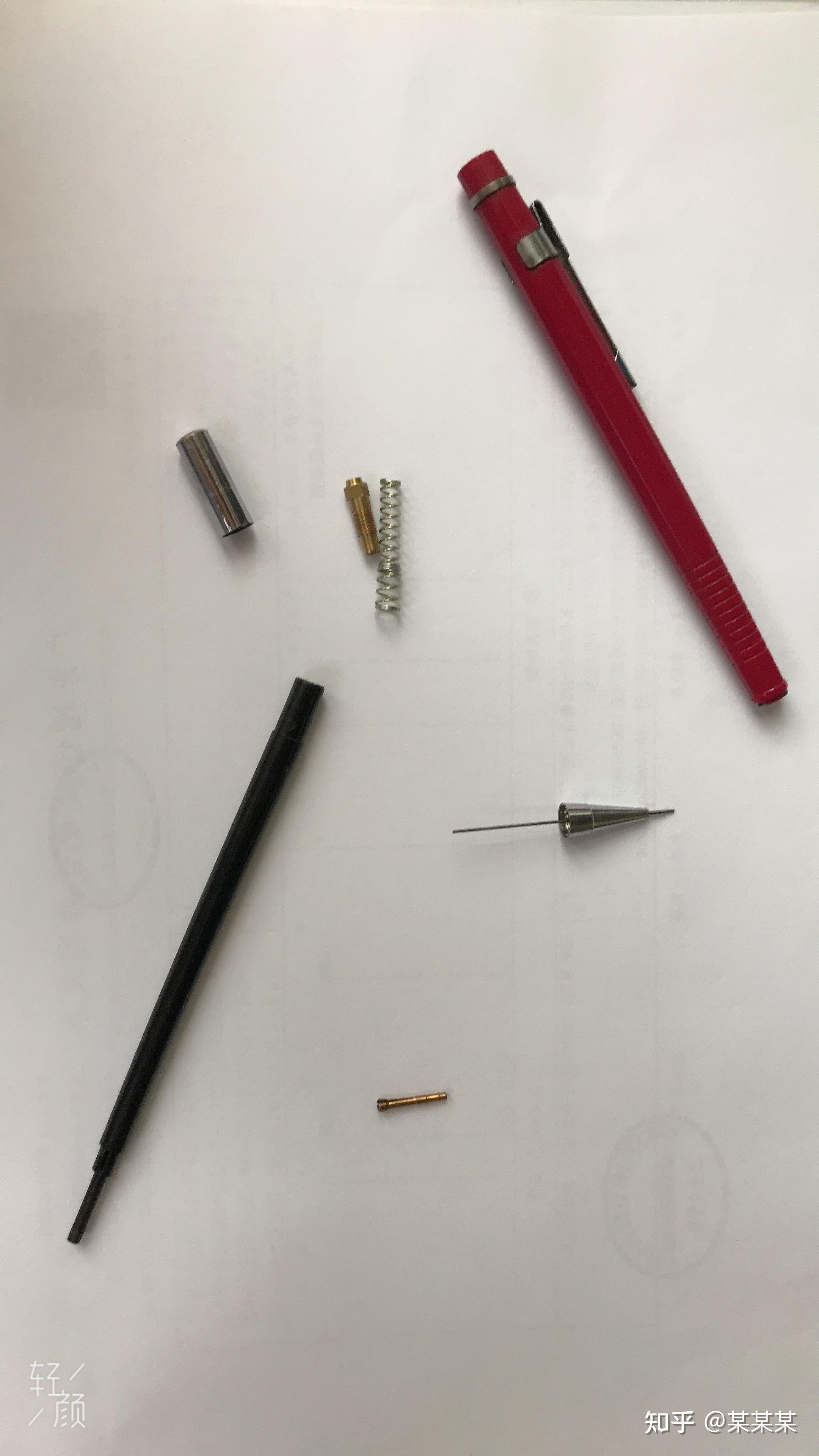 自动铅笔弹簧拆装图图片