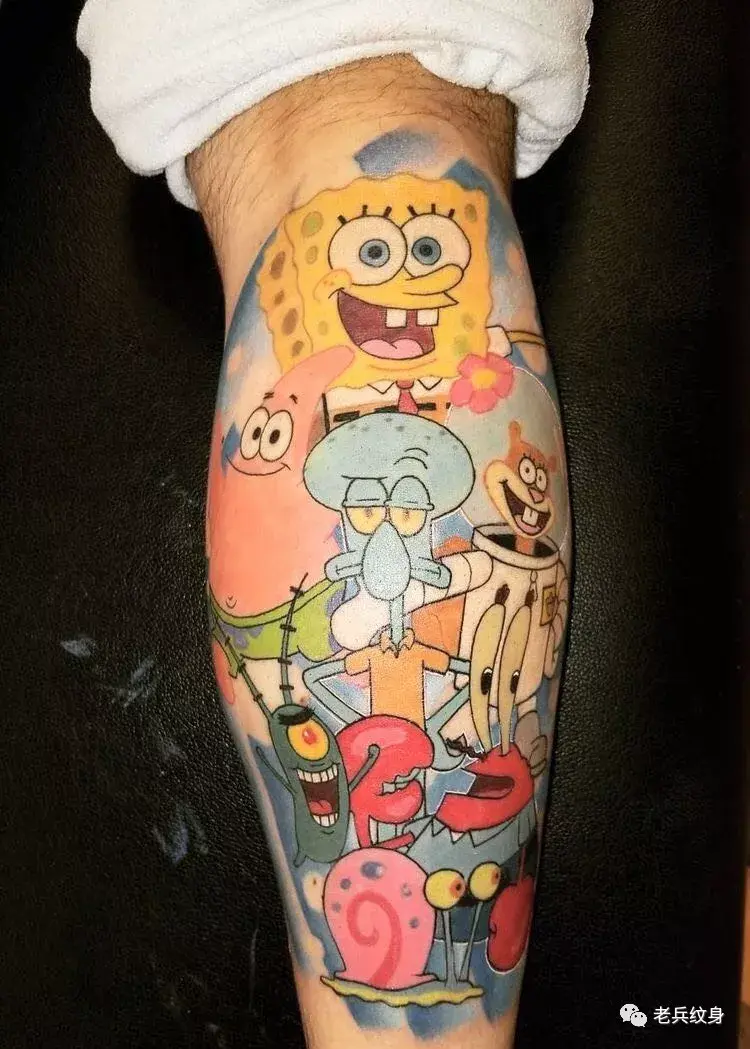 纹身素材——海绵宝宝和派大星 - 知乎