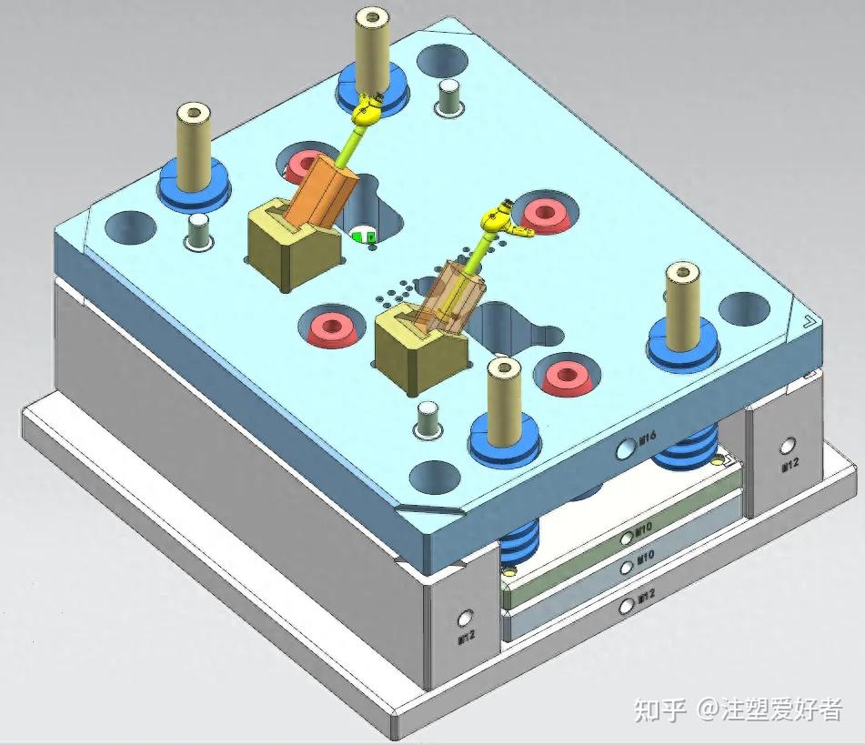 模具设计篇-013后模斜抽滑块模具结构解析