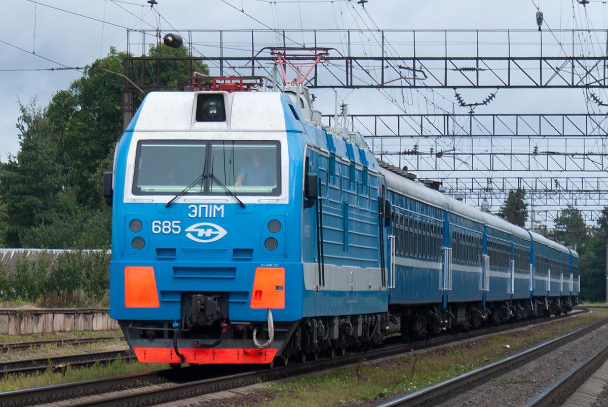 ep1m-685号机车在白俄罗斯境内的测试运行之旅