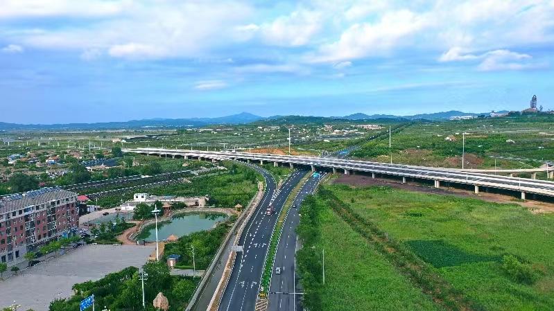 开启美丽乡村产业路发展新篇章大连金普新区金七线美丽农村路