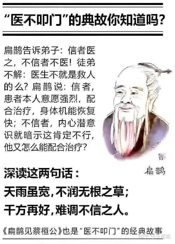 医不叩门、道不轻传、师不顺路、法不空出 - 知乎