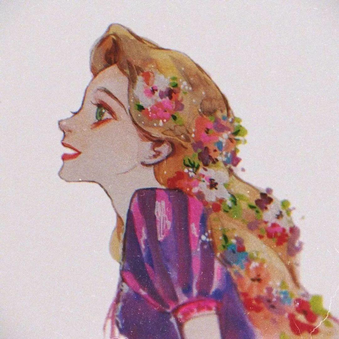 手绘萌版迪士尼公主 - 高清图片，堆糖，美图壁纸兴趣社区