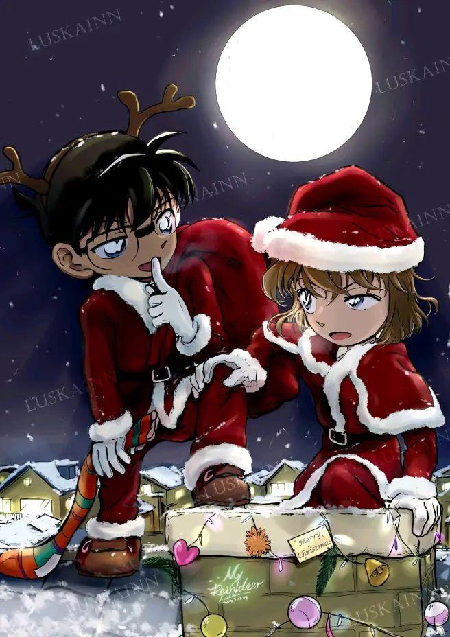 有没有柯南和灰原哀的情侣头像