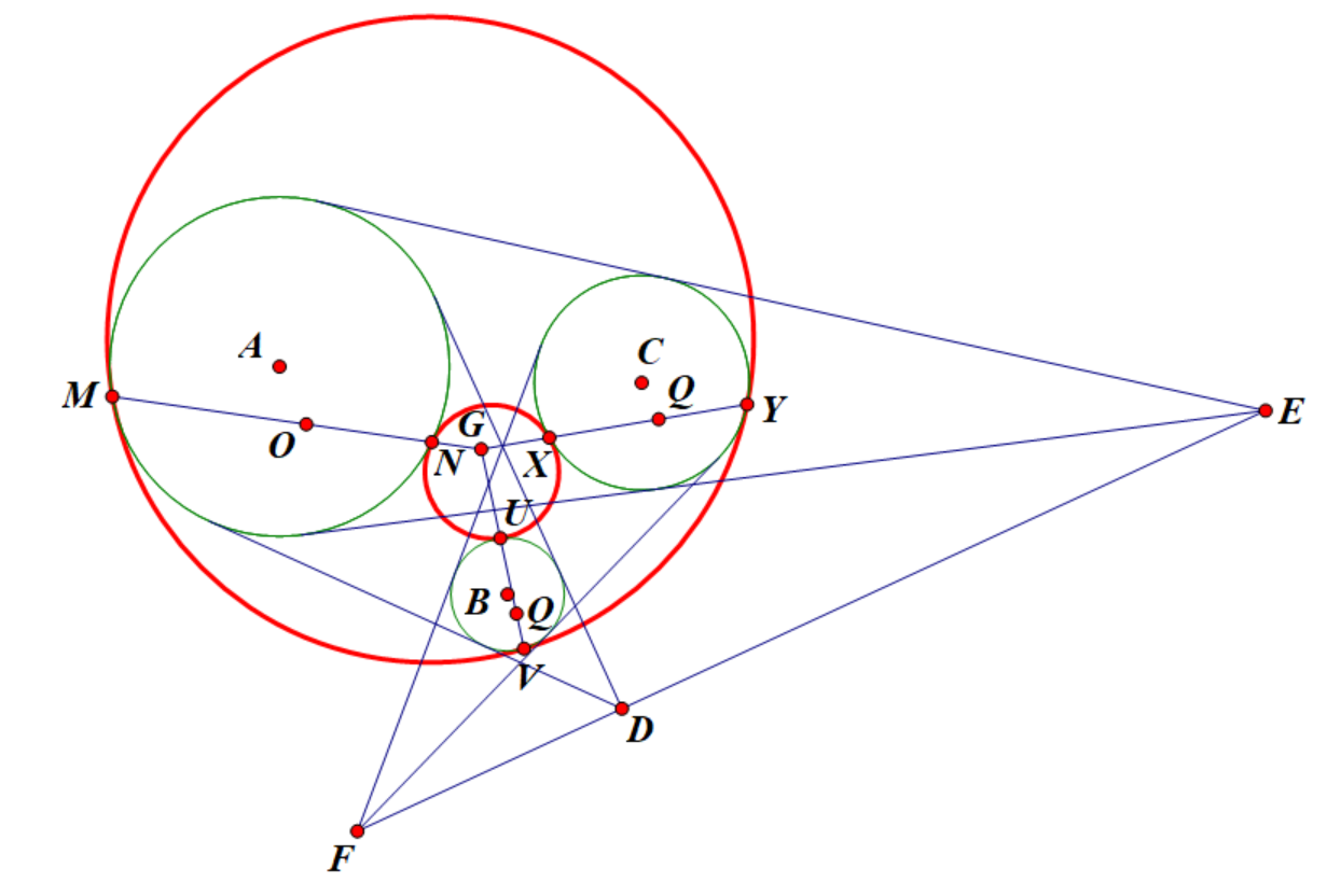 如何尺規作圖作出第三個內接圓(euclidea 14.5)? - 知乎